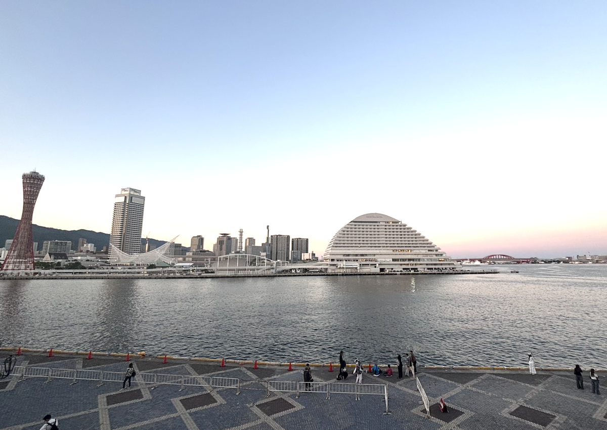 神戸の海辺の風景
